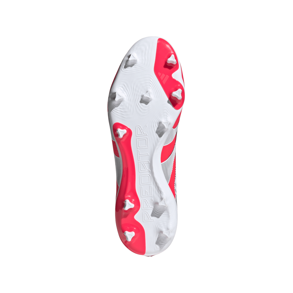 Adidas Guayos Predator League Sin Cordones Firm rojo de hombre para futbol