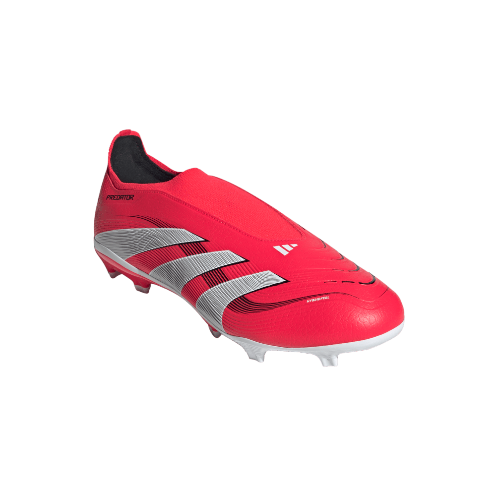 Adidas Guayos Predator League Sin Cordones Firm rojo de hombre para futbol