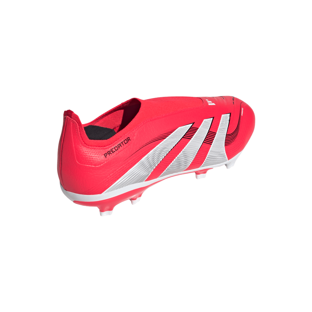Adidas Guayos Predator League Sin Cordones Firm rojo de hombre para futbol