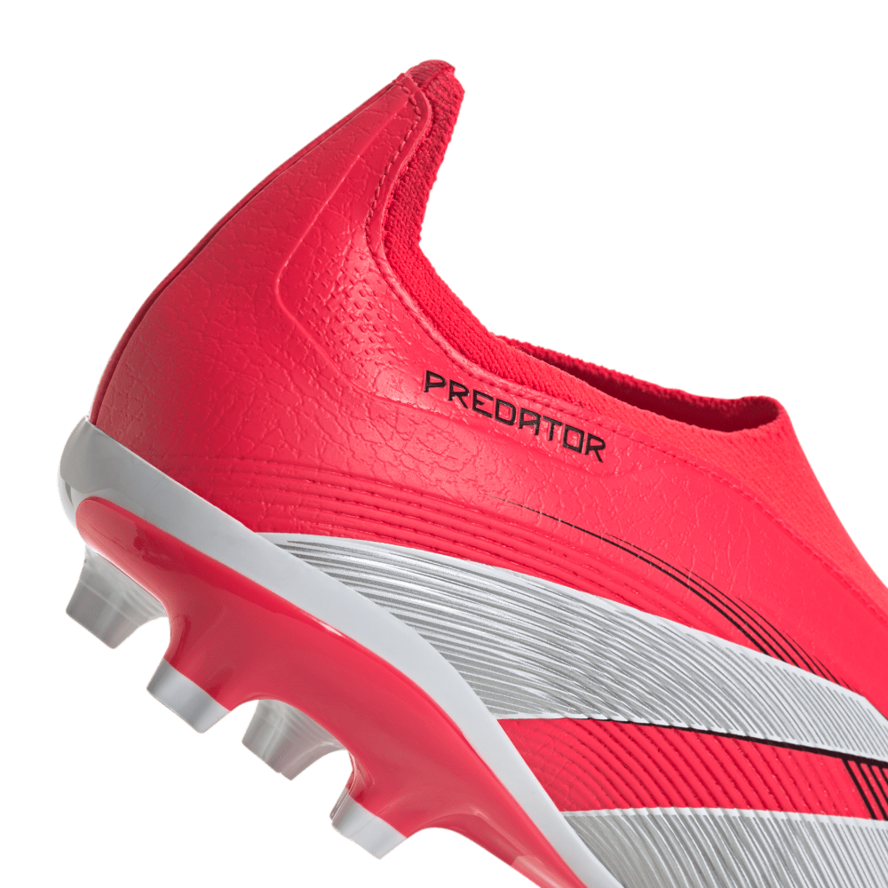 Adidas Guayos Predator League Sin Cordones Firm rojo de hombre para futbol