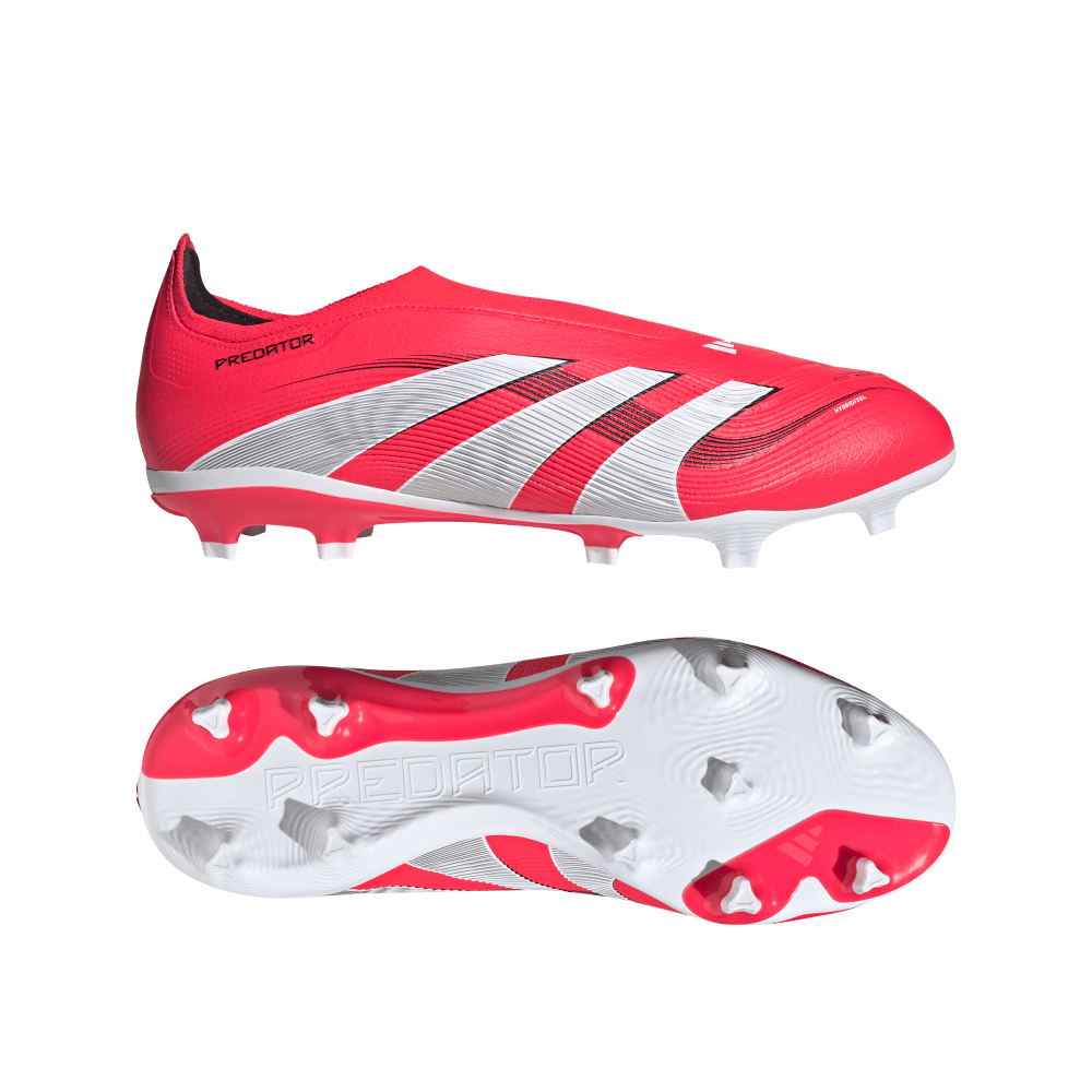 Adidas Guayos Predator League Sin Cordones Firm rojo de hombre para futbol