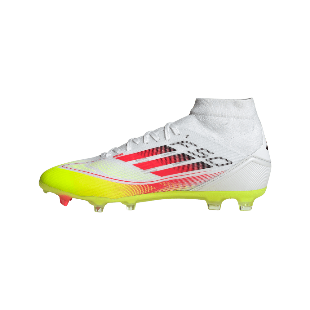 Adidas Guayos F50 League Mid Firm/Multi-Terreno blanco de mujer para futbol