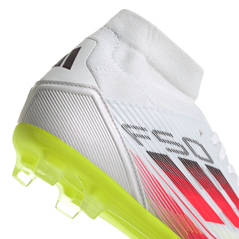 Adidas Guayos F50 League Mid Firm/Multi-Terreno blanco de mujer para futbol