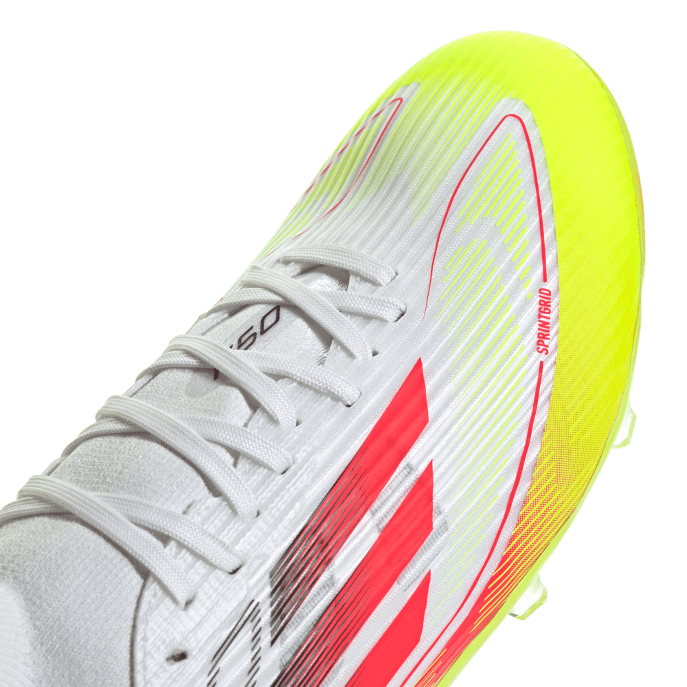 Adidas Guayos F50 League Mid Firm/Multi-Terreno blanco de mujer para futbol