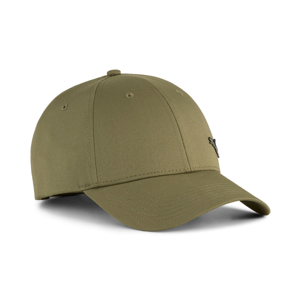 Puma Ess Metal Cat Bb Cap Gorra verde de hombre lifestyle