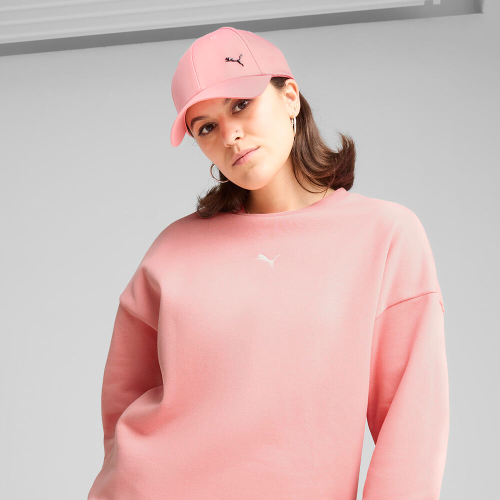 Puma Ess Metal Cat Bb Cap Gorra rosado de hombre lifestyle