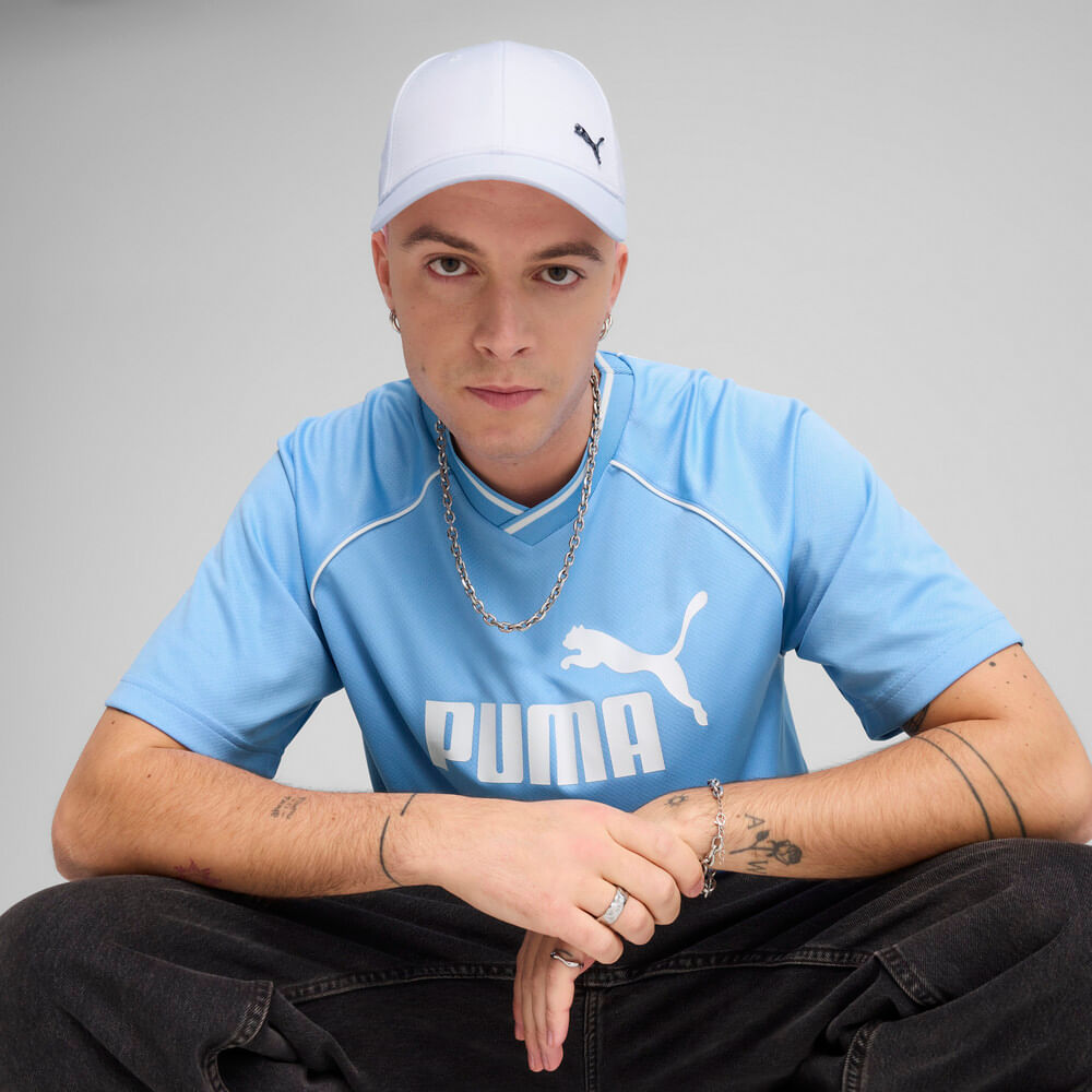 Puma Ess Metal Cat Bb Cap Gorra blanco de hombre lifestyle