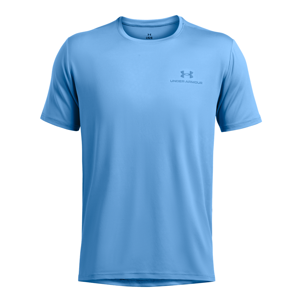 UA Rush Energy Ss Camiseta Manga Corta azul de hombre para entrenamiento