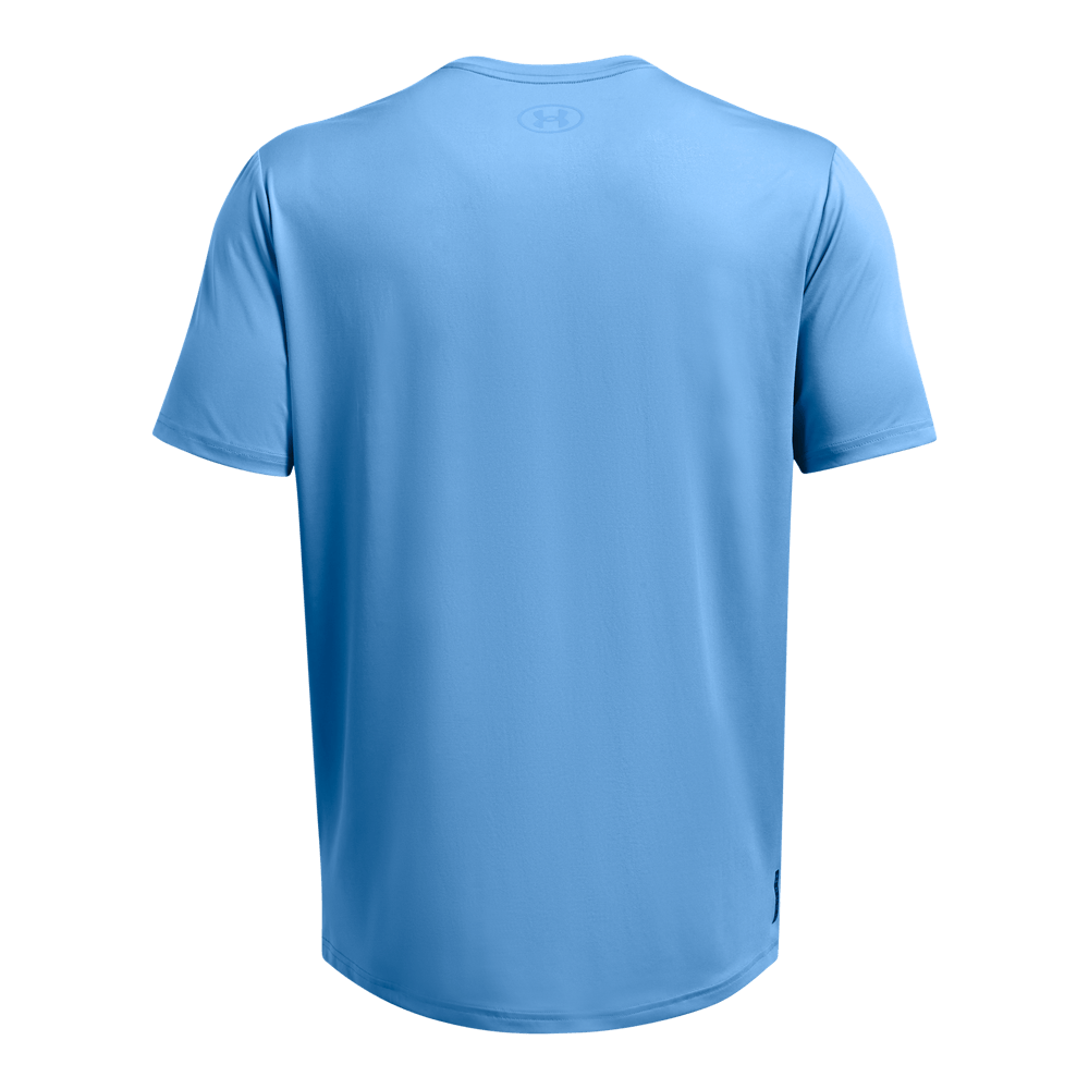 UA Rush Energy Ss Camiseta Manga Corta azul de hombre para entrenamiento