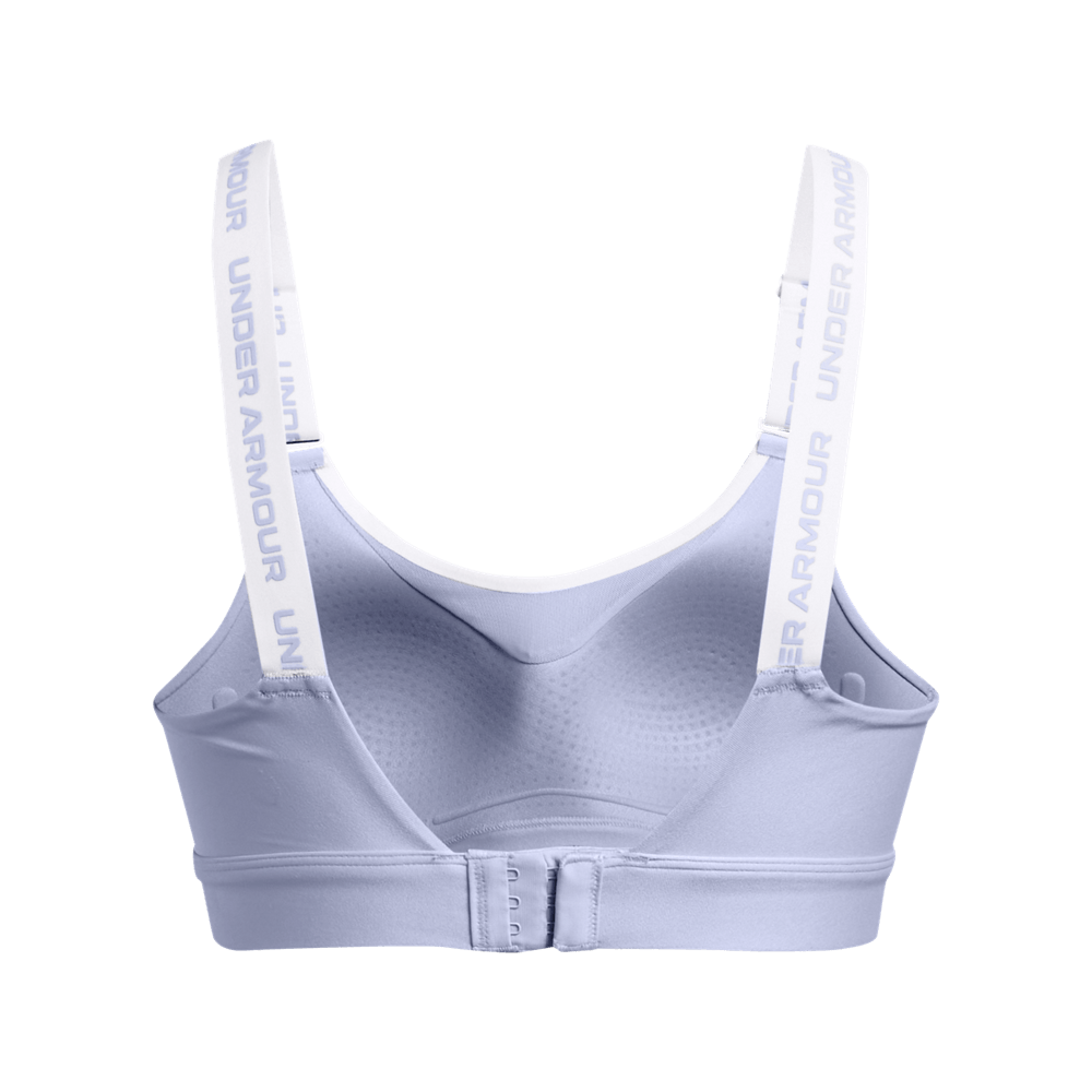 UA Infinity High Bra Top morado de mujer para entrenamiento