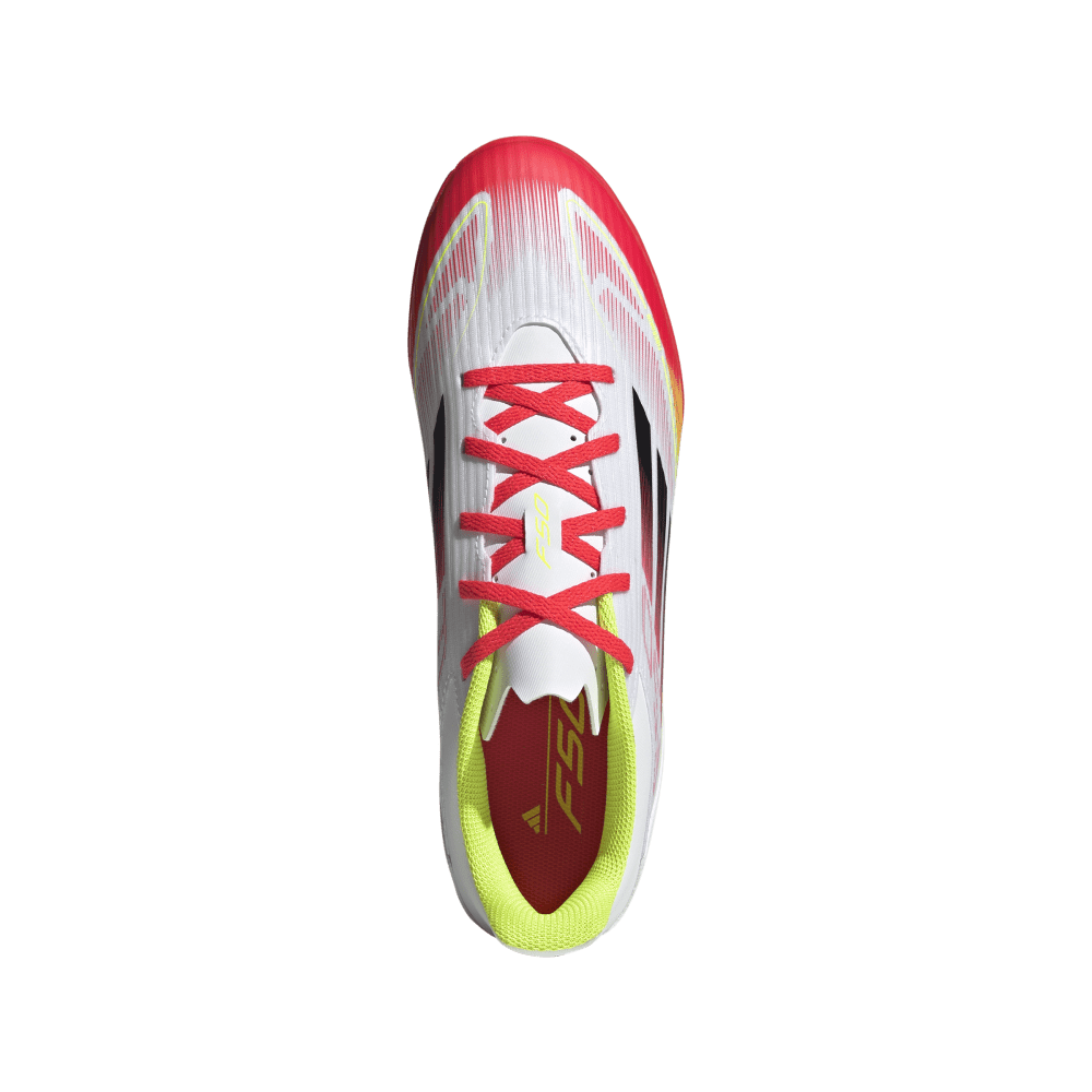 Adidas Guayos F50 Club Pasto Sintetico blanco de hombre para futbol