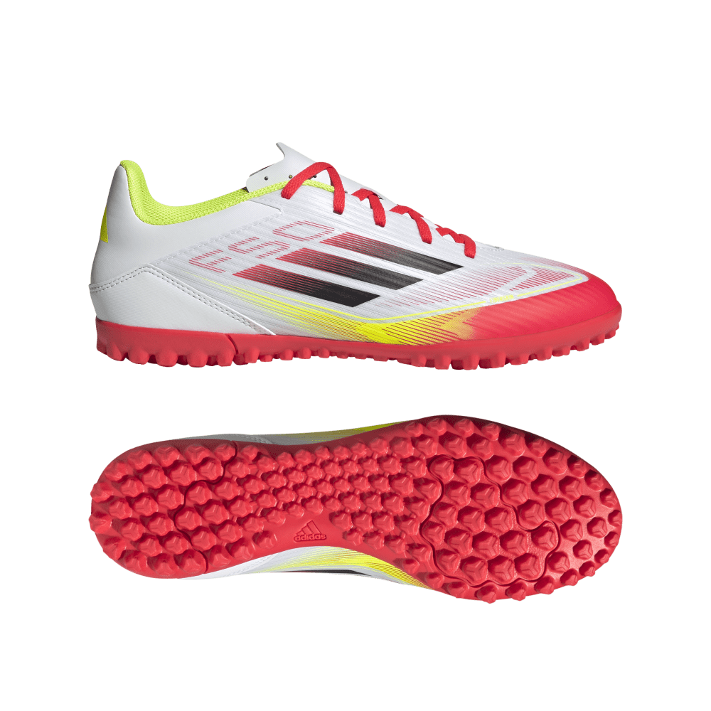 Adidas Guayos F50 Club Pasto Sintetico blanco de hombre para futbol