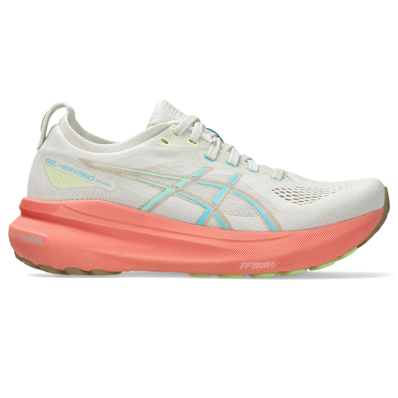 Asics Gel-Kayano 31 Tenis beige de mujer para correr