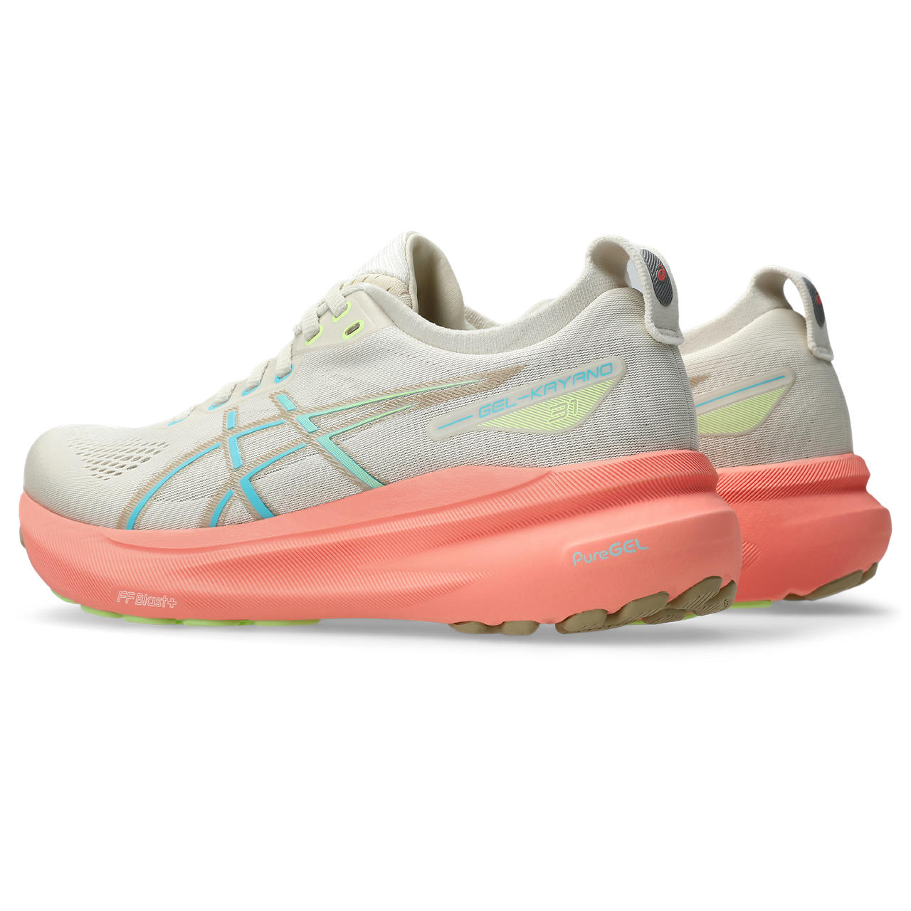 Asics Gel-Kayano 31 Tenis beige de mujer para correr