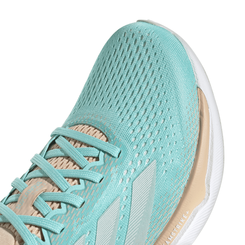Adidas Tenis Supernova Stride 2.0 azul de mujer para correr