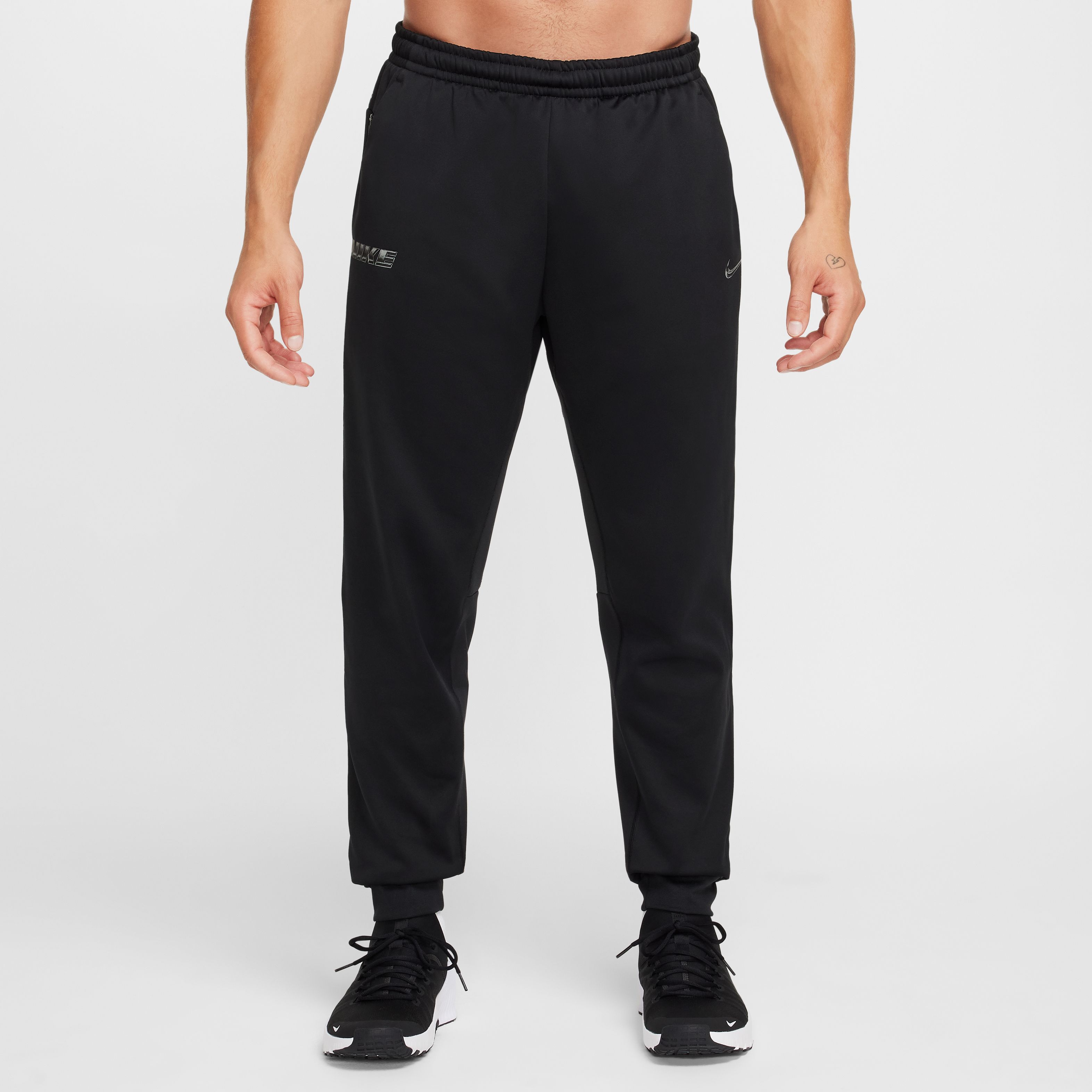Nike M Nk Tf Gfx Pant Tpr Pantalón negro de hombre para entrenamiento