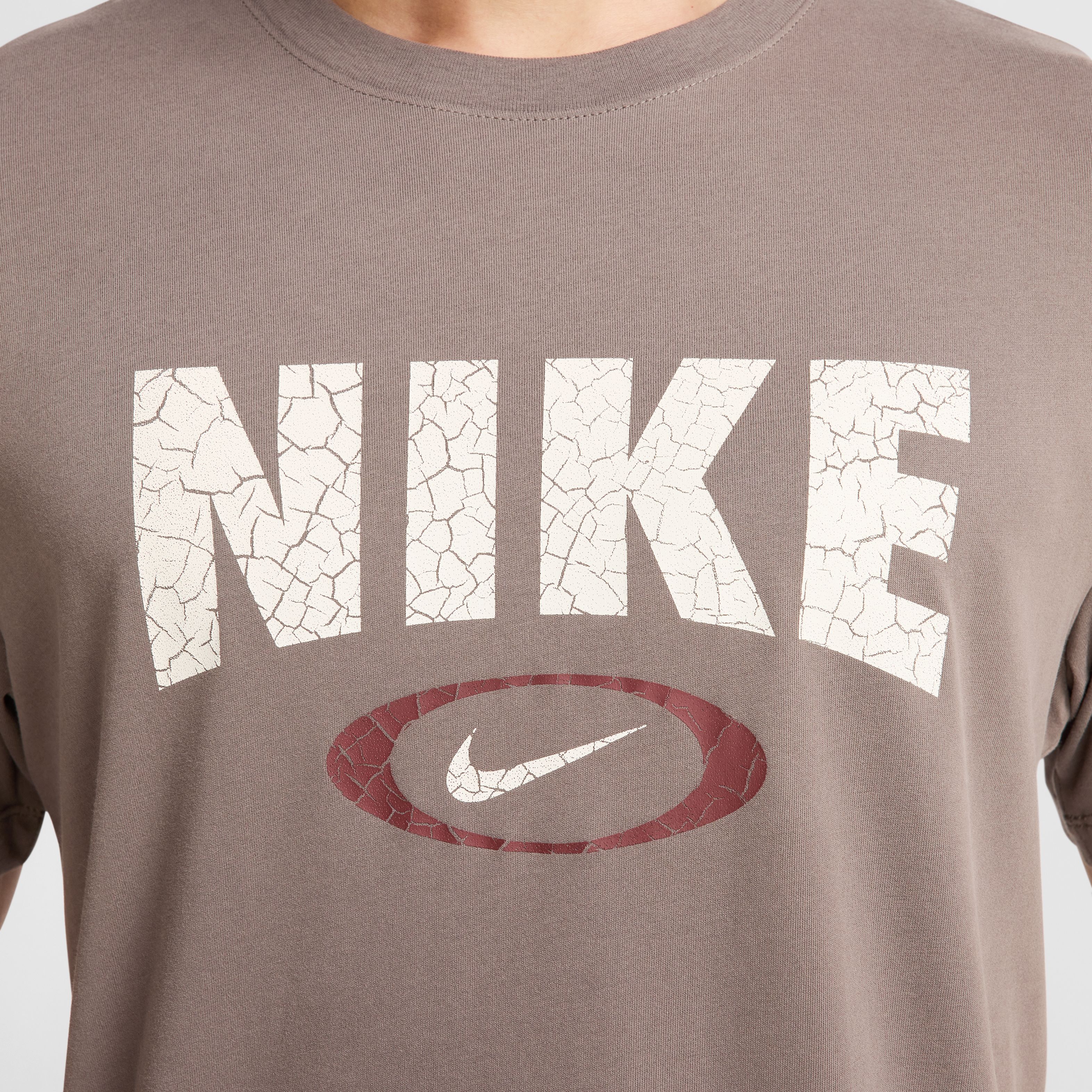 Nike M Nk Df Tee Hbr Novelty Camiseta Manga Corta cafe de hombre para entrenamiento