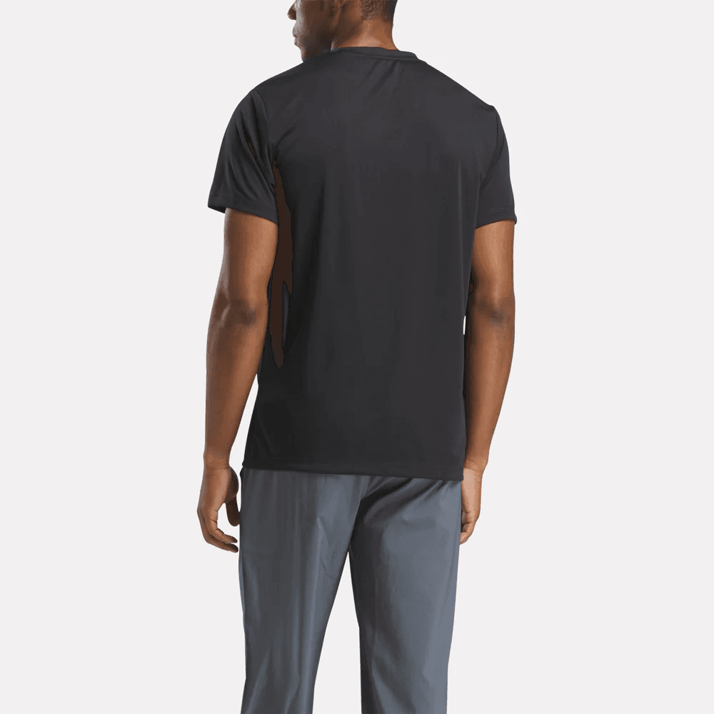Reebok Id Train Ss Tech Tee Camiseta Manga Corta negro de hombre para entrenamiento