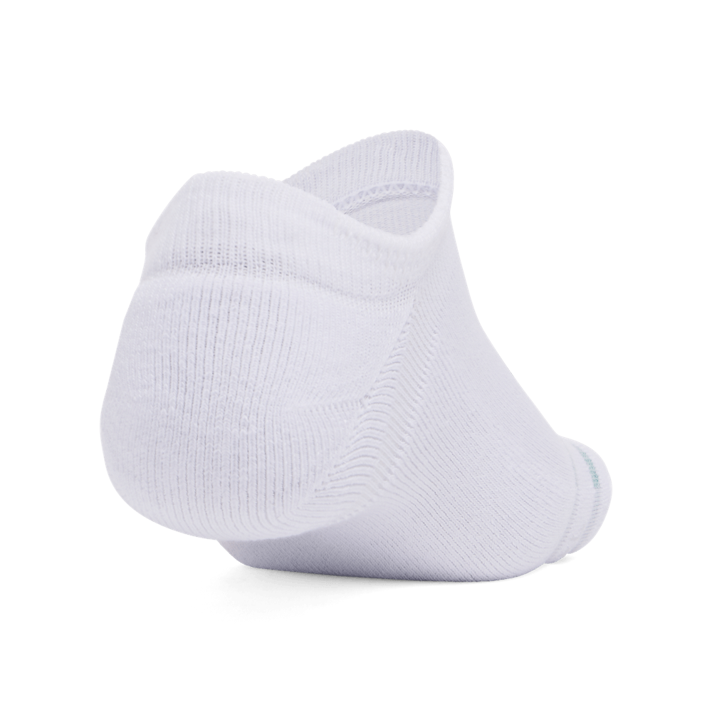 UA Essential Cushion 6Pk Ns Medias blanco unisex lifestyle