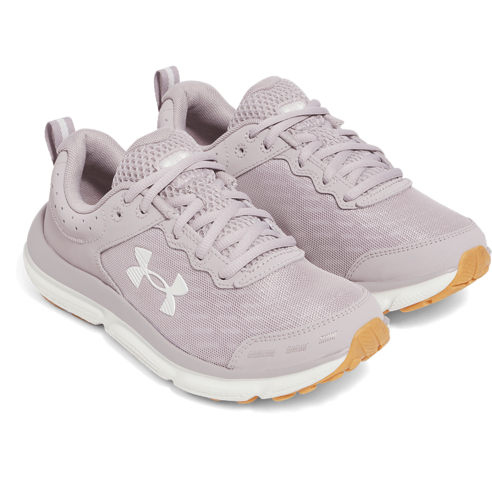 UA W Charged Assert 10 Tenis gris de mujer para correr