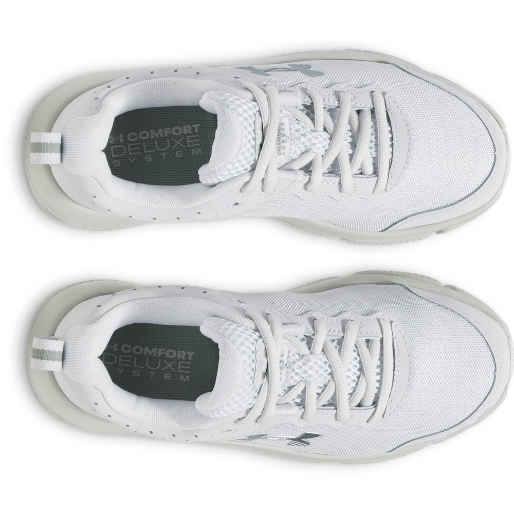 UA W Charged Assert 10 Tenis gris de mujer para correr