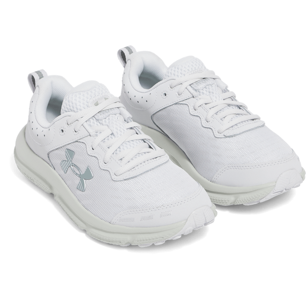 UA W Charged Assert 10 Tenis gris de mujer para correr