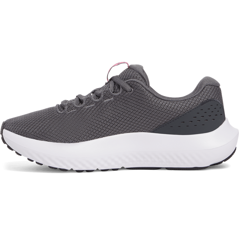 UA W Charged Surge 4 Tenis gris de mujer para correr