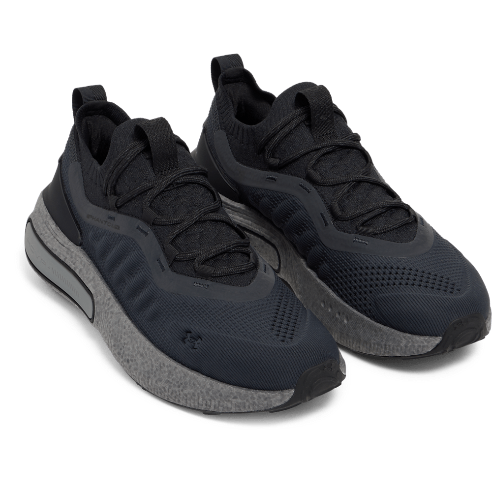 UA Phantom 4 Tenis negro de hombre para correr