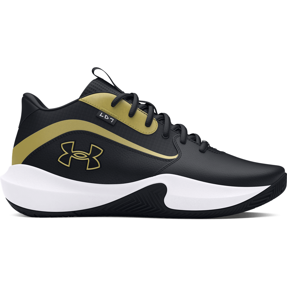 UA Lockdown 7 Tenis negro de hombre para baloncesto
