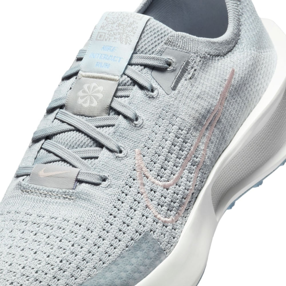 Nike W Nike Interact Run Tenis gris de mujer para correr