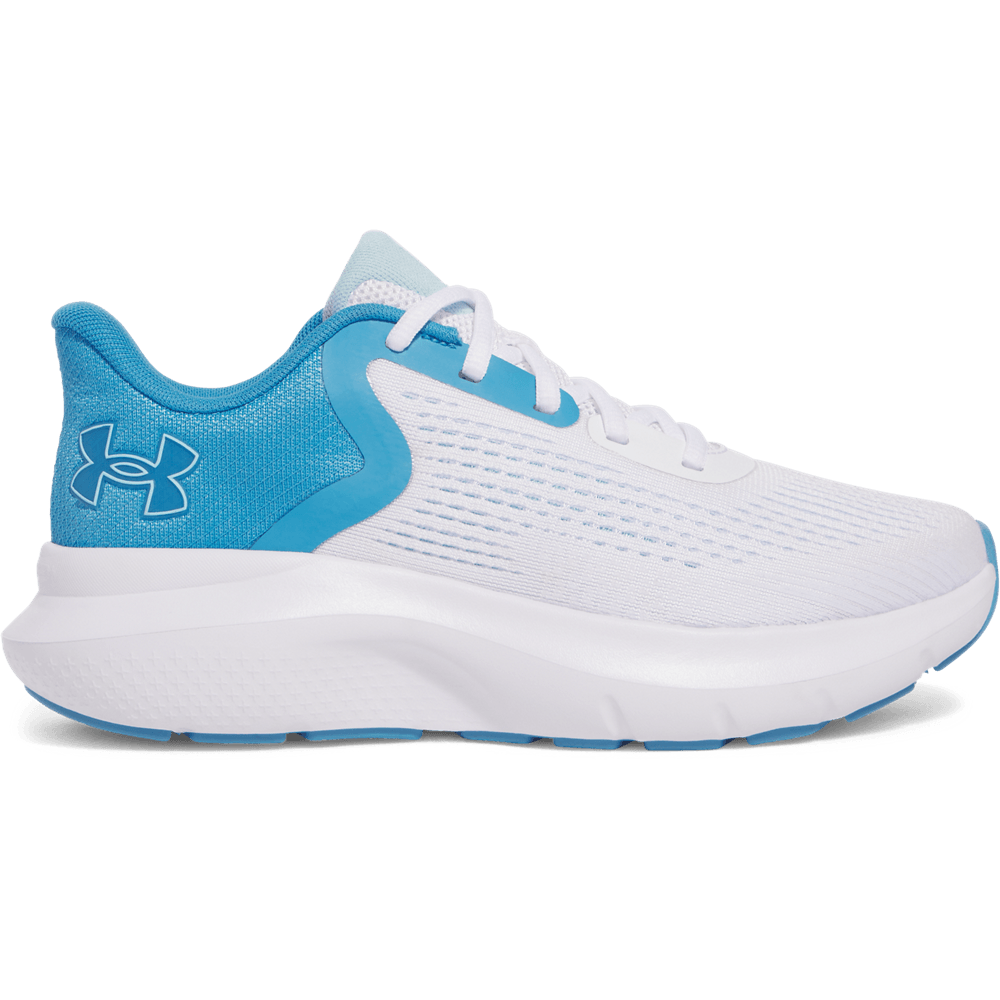 UA W Charged Rogue 5 Tenis blanco de mujer para correr