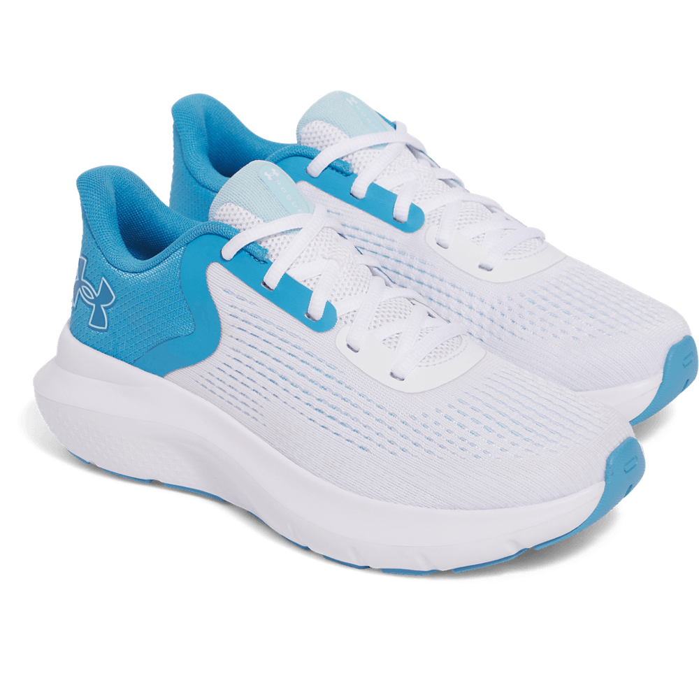 UA W Charged Rogue 5 Tenis blanco de mujer para correr