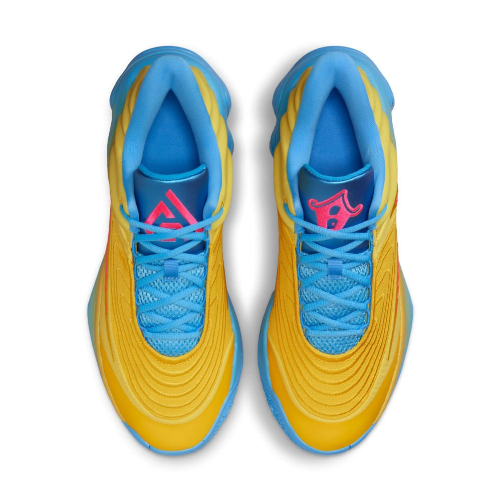 Nike Giannis Immortality 4 Tenis amarillo de hombre para baloncesto