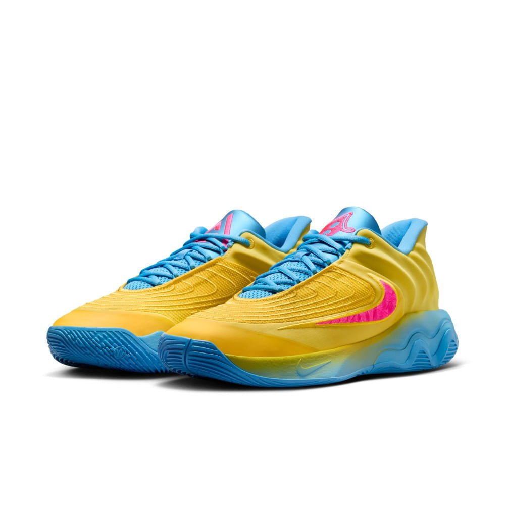 Nike Giannis Immortality 4 Tenis amarillo de hombre para baloncesto
