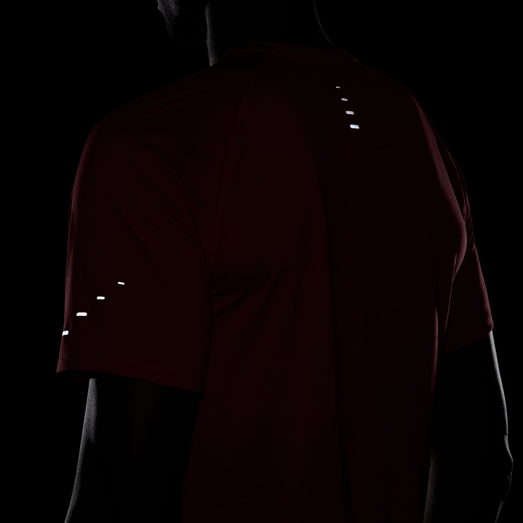 Nike M Nk Dfadv Stride Ss Top Camiseta Manga Corta rojo de hombre para correr