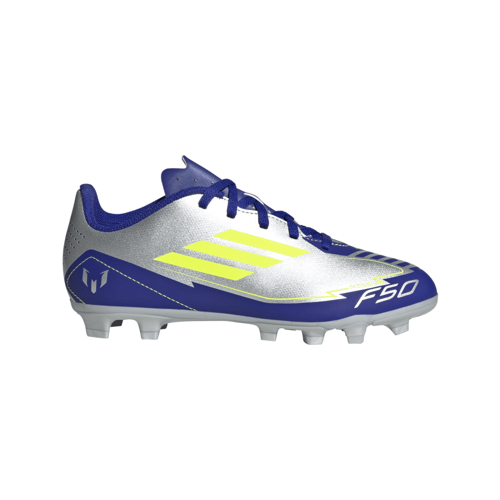 Adidas Guayos F50 Club Messi Firme/Multi-Terren gris de niño para futbol