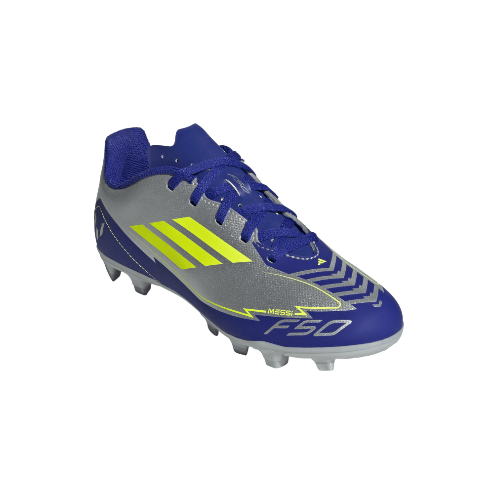 Adidas Guayos F50 Club Messi Firme/Multi-Terren gris de niño para futbol