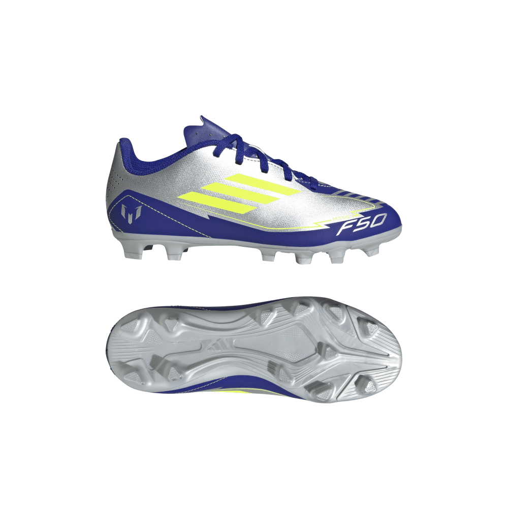 Adidas Guayos F50 Club Messi Firme/Multi-Terren gris de niño para futbol