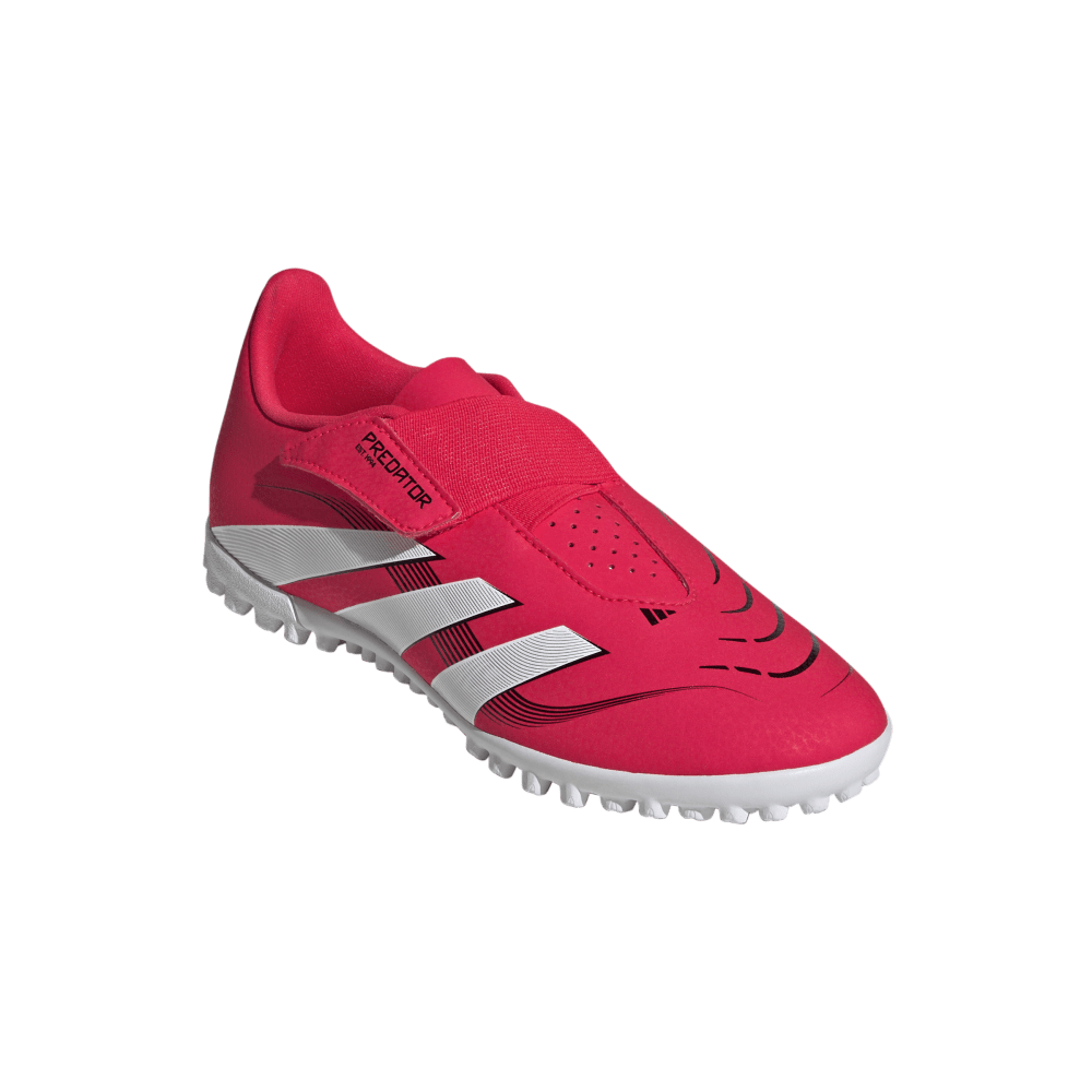 Adidas Guayos Predator Club Cierre Por Contacto rojo de niño para futbol