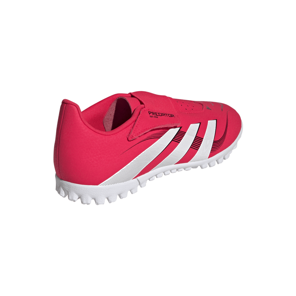 Adidas Guayos Predator Club Cierre Por Contacto rojo de niño para futbol