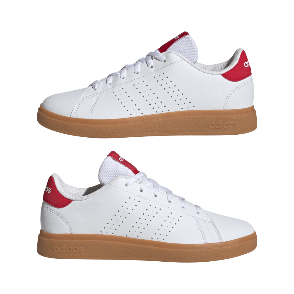 Adidas Tenis Advantage Base 2.0 Ninos blanco de niño lifestyle