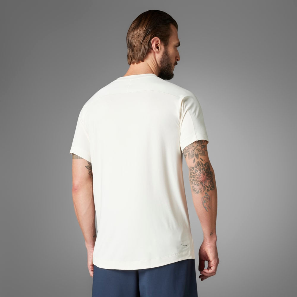 Adidas Puremotion Tee Camiseta Manga Corta blanco de hombre para entrenamiento