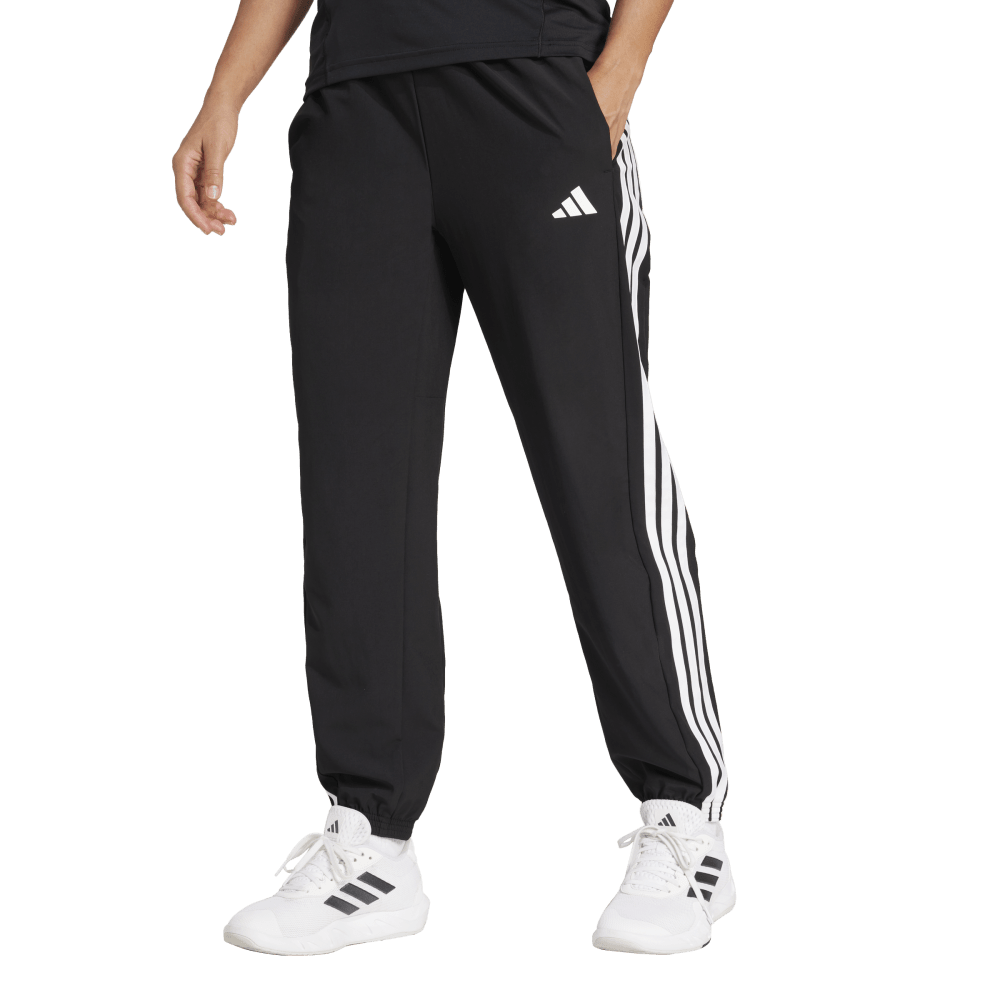 Adidas We 3S Woven Pt Pantalón negro de mujer para entrenamiento