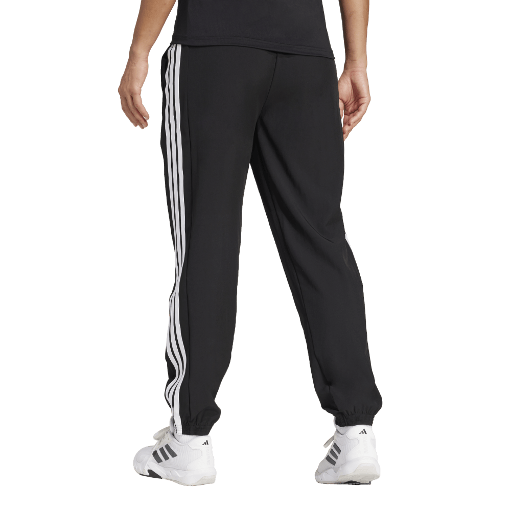 Adidas We 3S Woven Pt Pantalón negro de mujer para entrenamiento