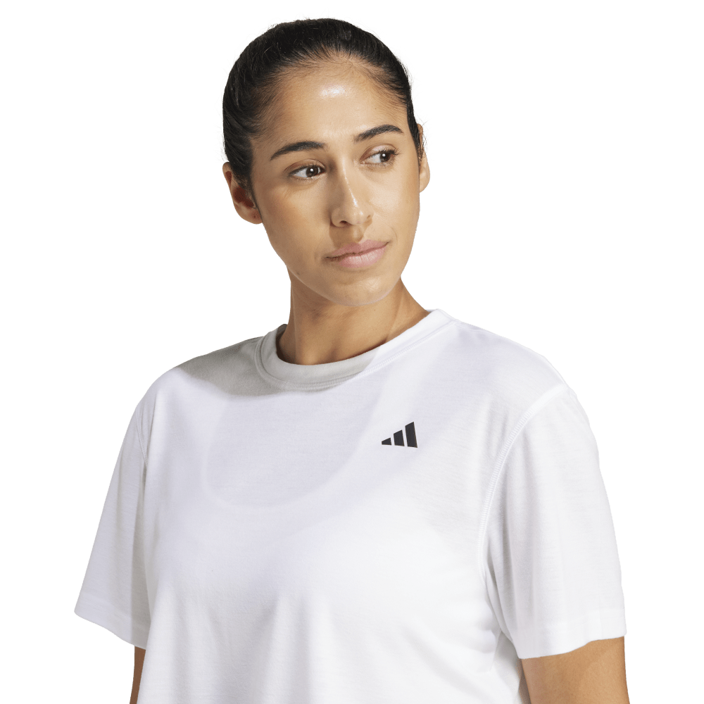 Adidas We Min Tee Camiseta Manga Corta blanco de mujer para entrenamiento