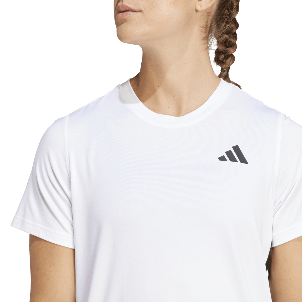 Adidas We 3S Crew Tee Camiseta Manga Corta blanco de mujer para entrenamiento