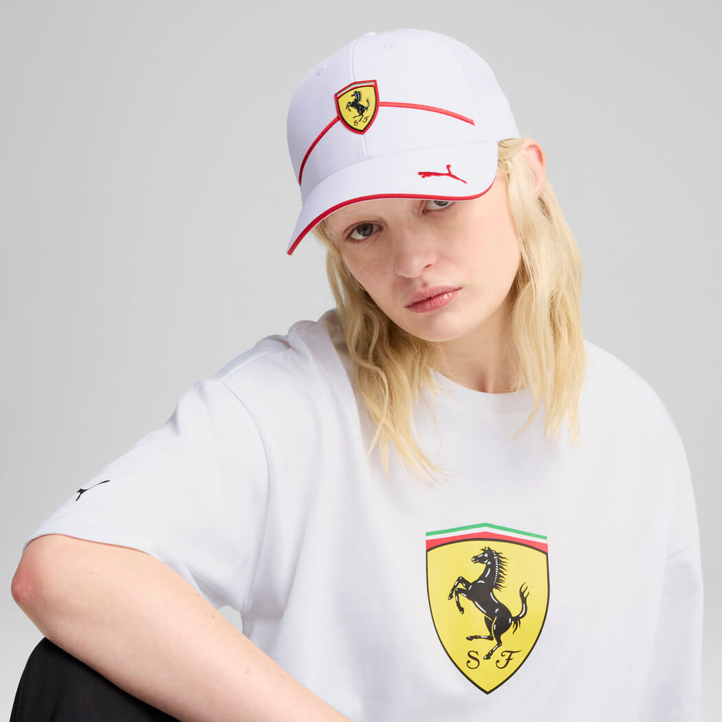 Puma Ferrari Race Bb Cap Gorra blanco de hombre lifestyle