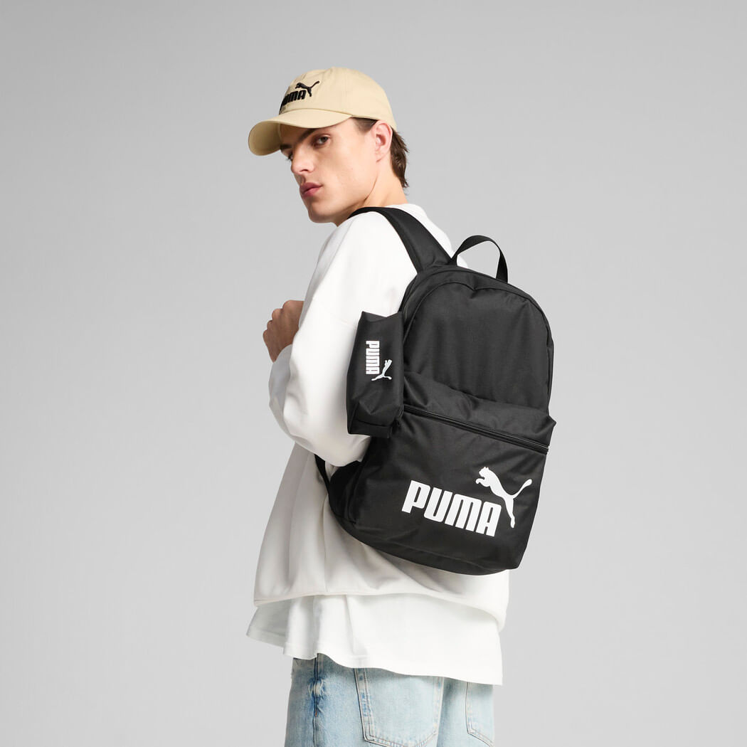 Puma Puma Phase Backpack Set Morral negro de hombre lifestyle