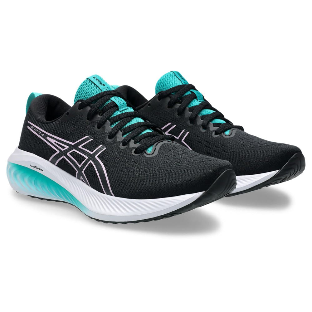 Asics Gel-Excite 10 Tenis negro de mujer para correr