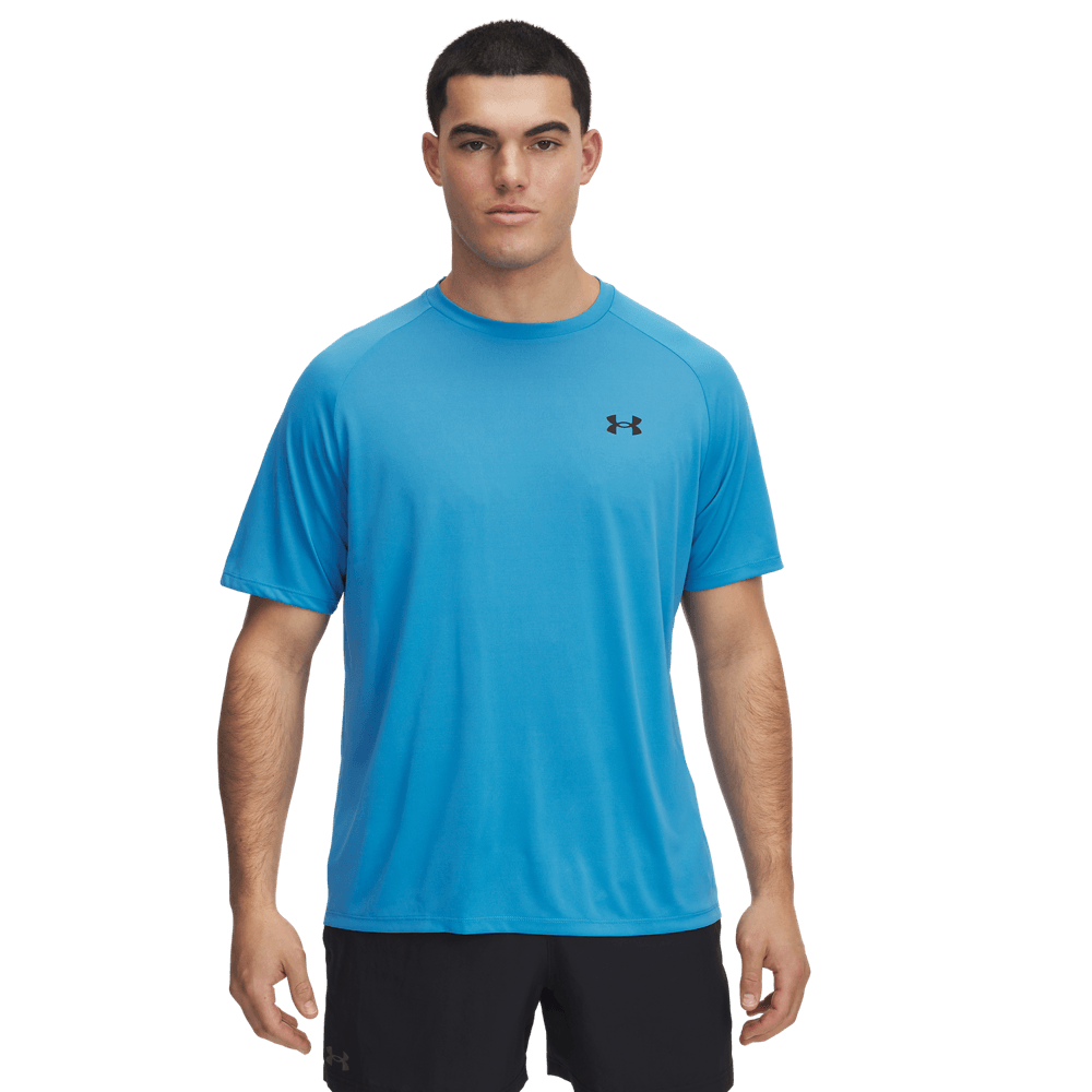 UA Tech 2.0 Ss Tee Camiseta Manga Corta azul de hombre para entrenamiento